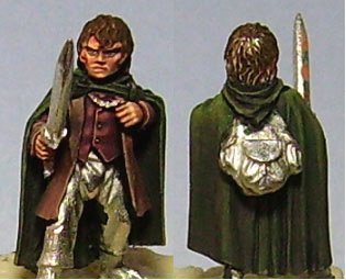 Frodo: capa, chaleco y chaqueta